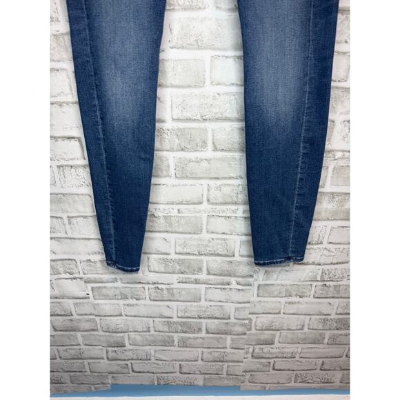 7 For All Mankind Mid Rise Dark Wash Cotton/Elastane Jeans Women's 29 - Picture 3 of 6